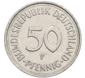 50 пфеннигов 1989 года F Западная Германия (ФРГ) — Фото №2