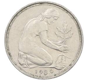 50 пфеннигов 1989 года D Западная Германия (ФРГ) — Фото №1
