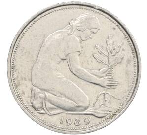 50 пфеннигов 1989 года D Западная Германия (ФРГ) — Фото №1