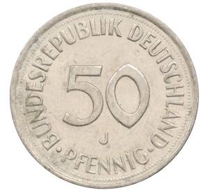 50 пфеннигов 1990 года J Западная Германия (ФРГ) — Фото №2