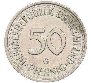50 пфеннигов 1990 года G Западная Германия (ФРГ) — Фото №2