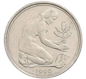 50 пфеннигов 1990 года D Западная Германия (ФРГ) — Фото №1