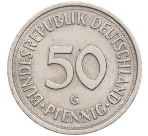 50 пфеннигов 1990 года G Западная Германия (ФРГ) — Фото №2