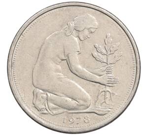 50 пфеннигов 1978 года J Западная Германия (ФРГ) — Фото №1