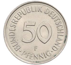 50 пфеннигов 1981 года F Западная Германия (ФРГ) — Фото №2
