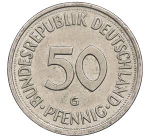 50 пфеннигов 1981 года G Западная Германия (ФРГ) — Фото №2