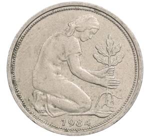 50 пфеннигов 1984 года D Западная Германия (ФРГ) — Фото №1