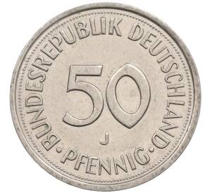 50 пфеннигов 1984 года J Западная Германия (ФРГ) — Фото №2