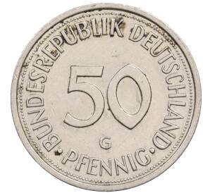 50 пфеннигов 1984 года G Западная Германия (ФРГ) — Фото №2