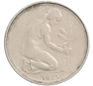 50 пфеннигов 1971 года F Западная Германия (ФРГ) — Фото №1