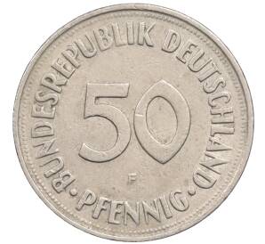 50 пфеннигов 1971 года F Западная Германия (ФРГ) — Фото №2