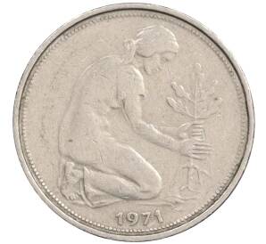 50 пфеннигов 1971 года F Западная Германия (ФРГ) — Фото №1