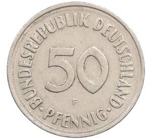 50 пфеннигов 1971 года F Западная Германия (ФРГ) — Фото №2