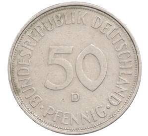 50 пфеннигов 1971 года D Западная Германия (ФРГ) — Фото №2