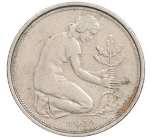 50 пфеннигов 1971 года J Западная Германия (ФРГ) — Фото №1