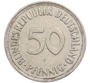 50 пфеннигов 1971 года F Западная Германия (ФРГ) — Фото №2