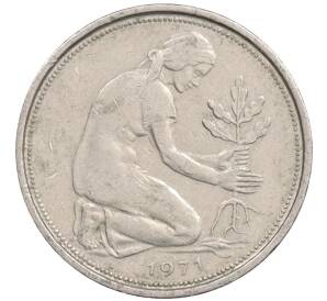 50 пфеннигов 1971 года J Западная Германия (ФРГ) — Фото №1