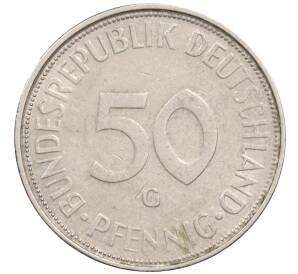 50 пфеннигов 1971 года G Западная Германия (ФРГ) — Фото №2