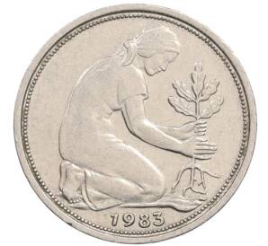 50 пфеннигов 1983 года D Западная Германия (ФРГ) — Фото №1