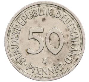 50 пфеннигов 1983 года G Западная Германия (ФРГ) — Фото №2