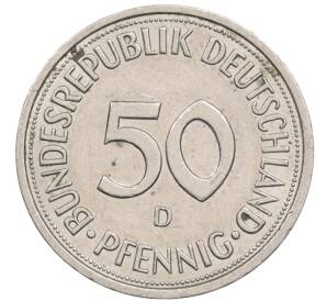 50 пфеннигов 1983 года D Западная Германия (ФРГ) — Фото №2