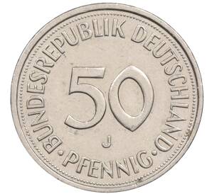 50 пфеннигов 1983 года J Западная Германия (ФРГ) — Фото №2