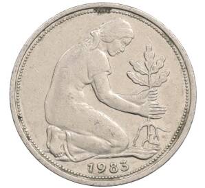 50 пфеннигов 1983 года D Западная Германия (ФРГ) — Фото №1