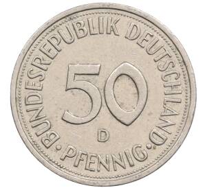 50 пфеннигов 1983 года D Западная Германия (ФРГ) — Фото №2