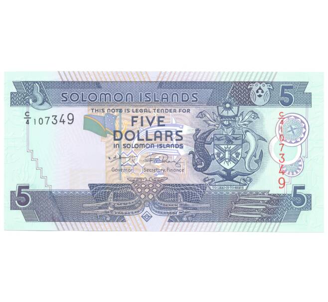 5 долларов 2009 года Соломоновы Острова (Артикул B2-4579)