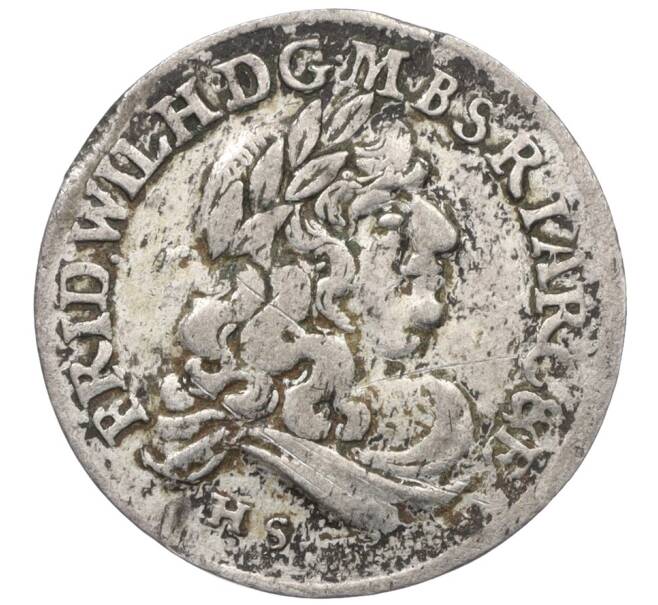 Монета 6 грошей 1682 года Пруссия (Артикул: K12-71000) — Фото №1