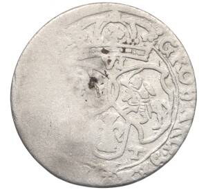 6 грошей 1649-1668 года Польша — Ян II Каземир (Надчекан Потоцкого) — Фото №2