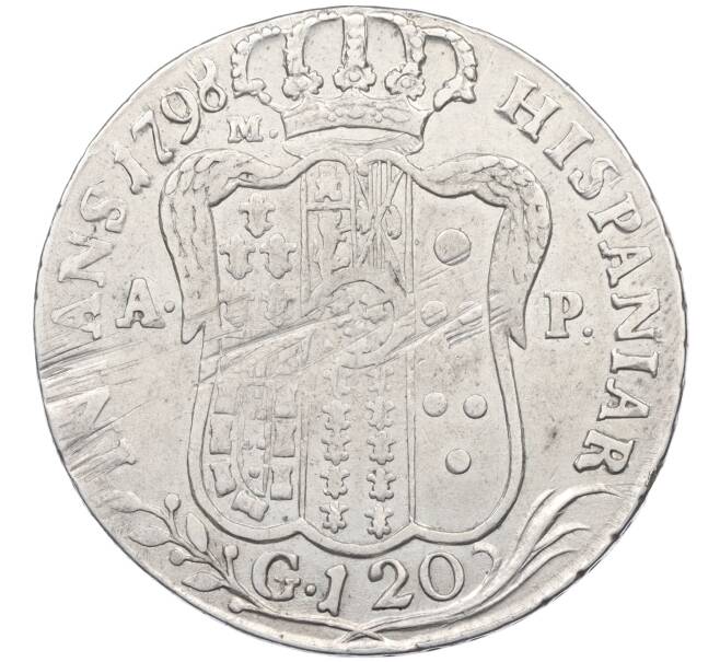 Монета 120 грано 1798 года Неаполь (Артикул: K12-71020) — Фото №2