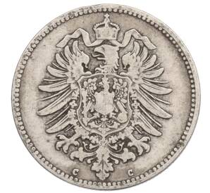 1 марка 1875 года C Германия — Фото №2