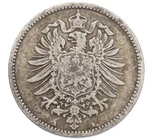 1 марка 1881 года A Германия — Фото №2