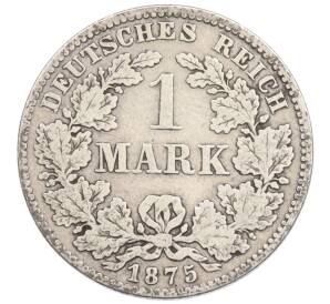 1 марка 1875 года H Германия — Фото №1