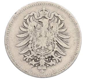 1 марка 1875 года H Германия — Фото №2