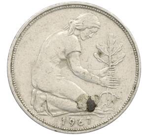 50 пфеннигов 1967 года J Западная Германия (ФРГ) — Фото №1