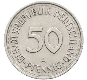 50 пфеннигов 1990 года A Западная Германия (ФРГ) — Фото №2