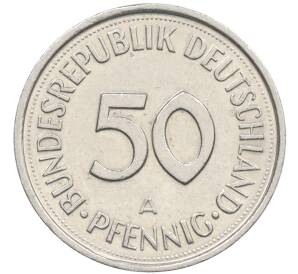 50 пфеннигов 1990 года A Западная Германия (ФРГ) — Фото №2