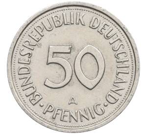 50 пфеннигов 1990 года A Западная Германия (ФРГ) — Фото №2
