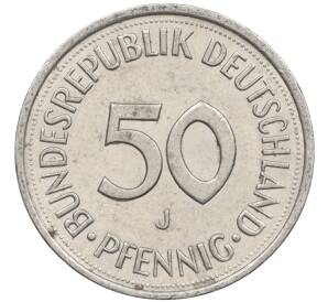 50 пфеннигов 1990 года J Западная Германия (ФРГ) — Фото №2