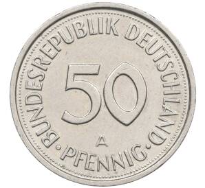 50 пфеннигов 1990 года A Западная Германия (ФРГ) — Фото №2