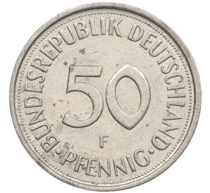 50 пфеннигов 1990 года F Западная Германия (ФРГ) — Фото №2