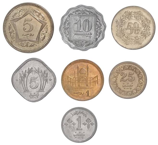 Набор монет Пакистан (Артикул: M3-30057) — Фото №1