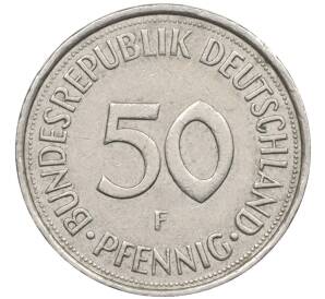 50 пфеннигов 1990 года F Западная Германия (ФРГ) — Фото №2