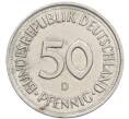 Монета 50 пфеннигов 1990 года D Западная Германия (ФРГ) (Артикул: K10-7024) — Фото №2