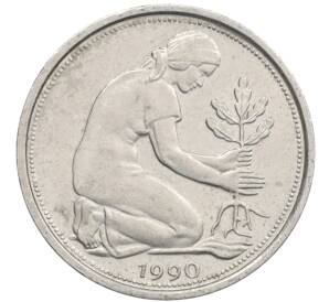 50 пфеннигов 1990 года A Западная Германия (ФРГ) — Фото №1