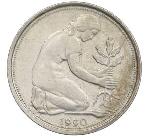 50 пфеннигов 1990 года A Западная Германия (ФРГ) — Фото №1