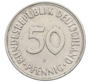 50 пфеннигов 1974 года J Западная Германия (ФРГ) — Фото №2