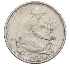 50 пфеннигов 1985 года J Западная Германия (ФРГ) — Фото №1